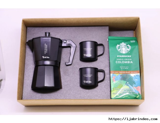 Kit Caf com Cafeteira Italiana