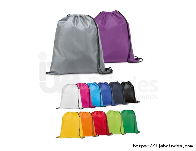 Mochila saco confeccionada em nylon 300grs