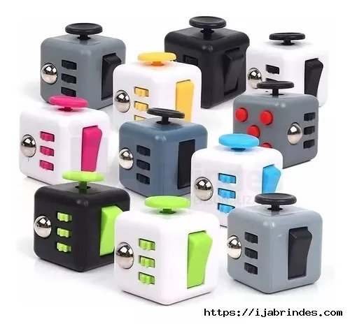 Fidget Toy Cube Cubo Mini Clicker Anti Stress Ansiedade