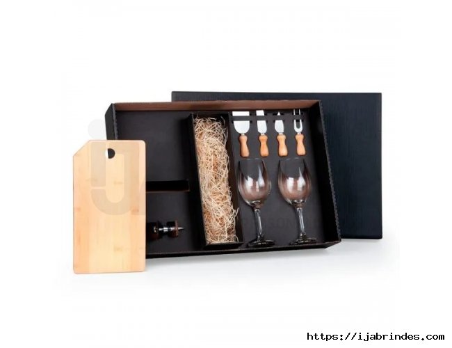 Kit Para Queijo E Vinho - 8 Ps