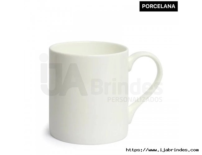 Caneca-de-Porcelana-Branca-para-Sublimacao-Alca-Curvada-250ml-2 Caneca de Porcelana Branca para Sublimao Ala Curvada