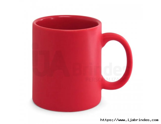 Caneca Cermica Vermelha Fosca para DTF-UV