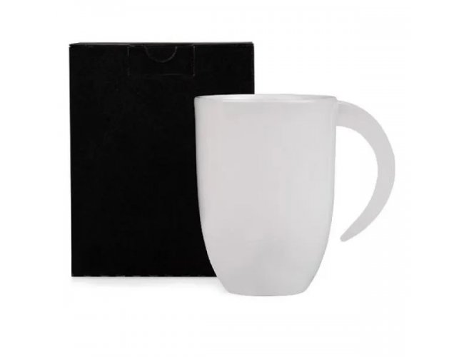 Caneca Em Cermica Branca - 350Ml