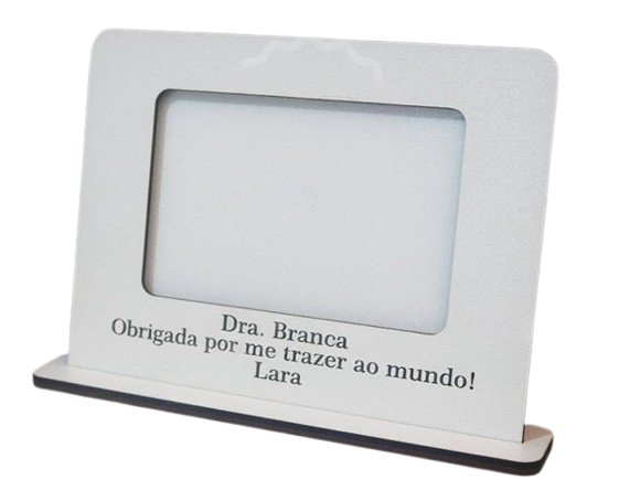 Porta Retrato Branco MDF